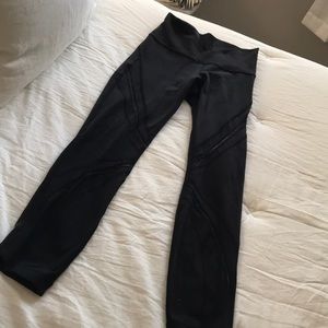 Black mesh lululemon legging